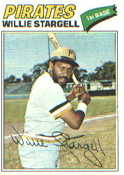 1977 Topps Baseball Cards      460     Willie Stargell